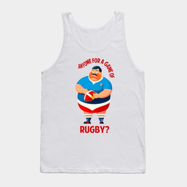 Anyone For Rugby? Tank Top by ArtShare